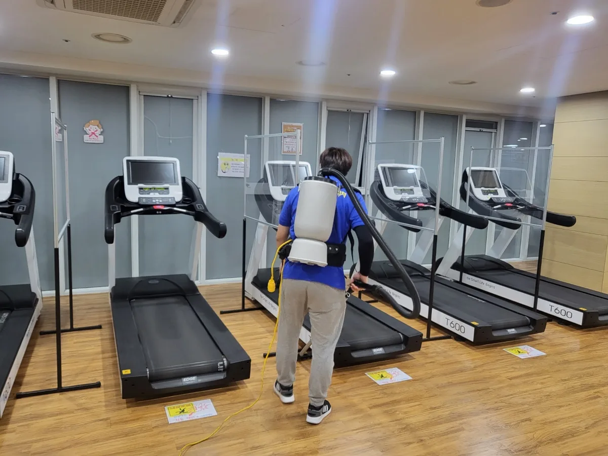 오산시 원동 헬스장 탕비실 직원 휴게공간 위생청소 사례 - 행진크린